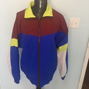 Vintage 90’s color block windbreaker jacket